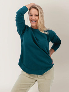 Cotton Drift Raglan Crew Neck Sweatshirt studio