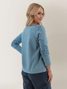 Bronte Embroidered Long Sleeve Top studio alt1