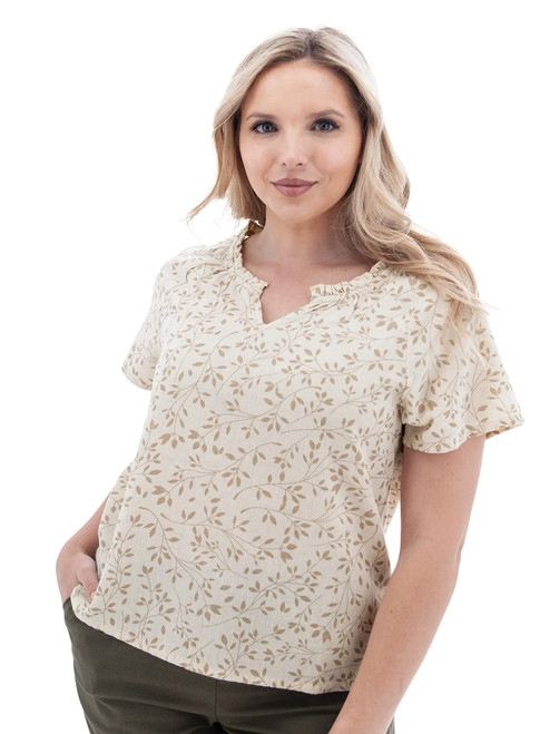 Florentina Floral Print Top studio