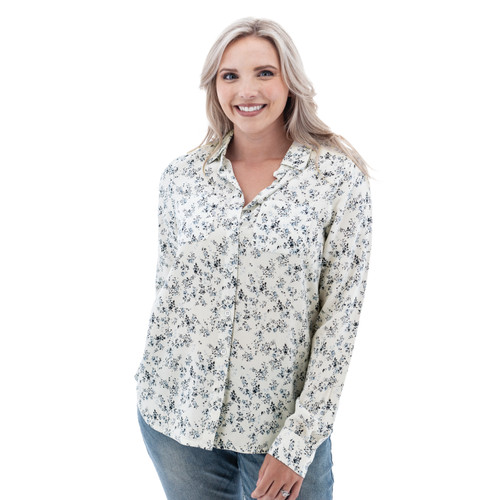Lilah Floral Print Shirt studio