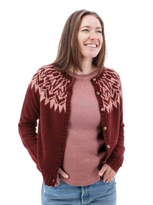 Alani Fair Isle Cardigan studio