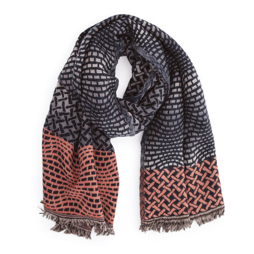 小物 BOTT HOUNDSTOOTH HOODED SCARF 24AW BOTT_HOUNDSTOOTH_HOODED_SCARF_