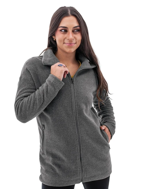 Westbrook Fleece Long Coat studio