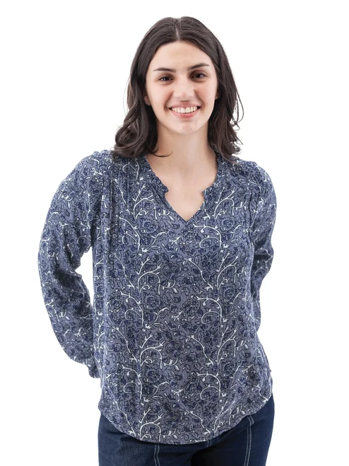 Autumn Peasant Top studio
