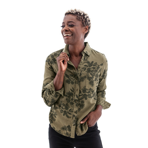 Gramercy Floral Button Up Shirt studio Gramercy Floral Button Up Shirt studio