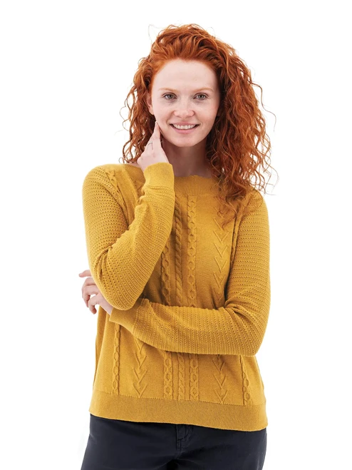 Twiggy Boat Neck Sweater studio