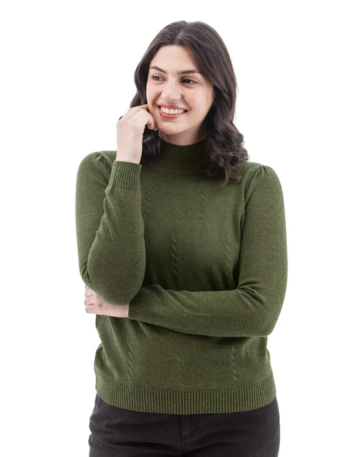 Twilight Mock Neck Sweater studio
