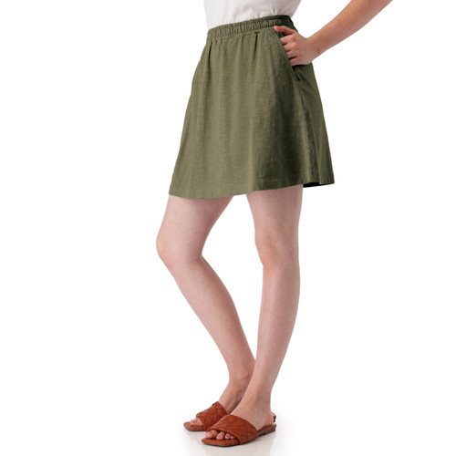 Finley Pull-On Skirt Four Leaf Clover Green