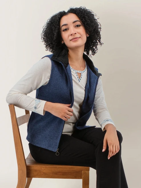 Heavenly Super Soft Full Zip Vest studio