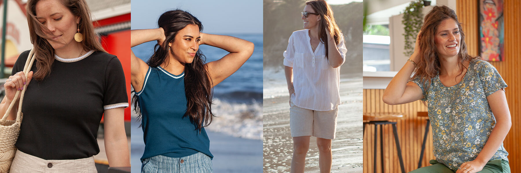 banner image showing women's tops