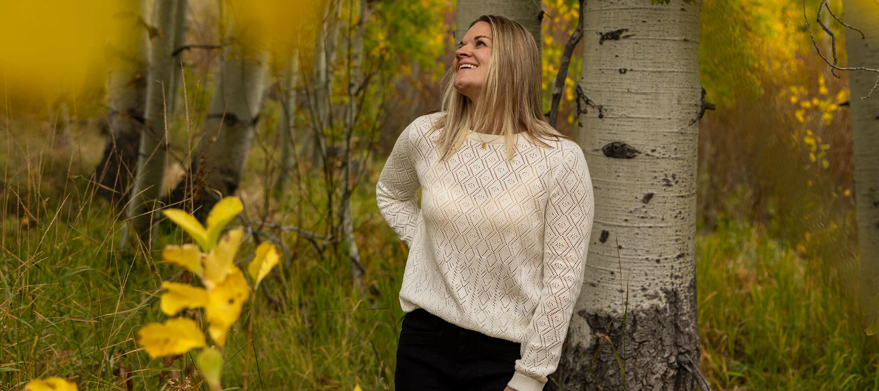 Windsong Sweater in Egret