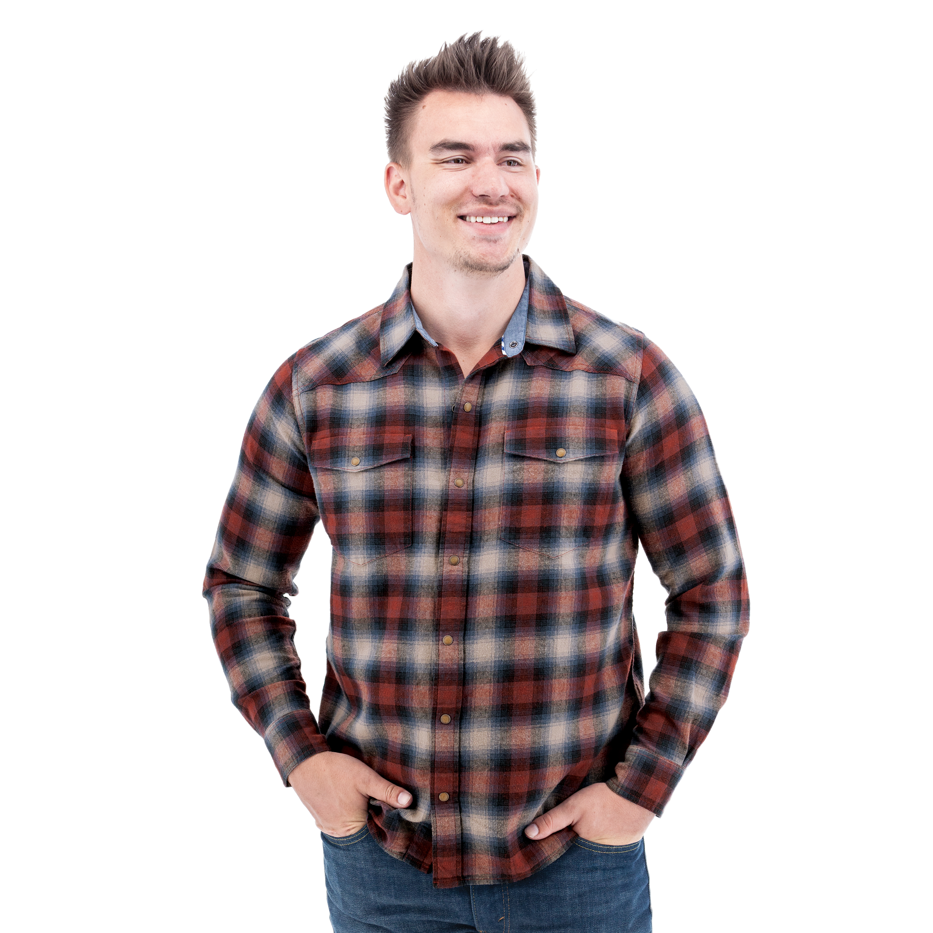 Tall Ranger Organic Snap Flannel Shirt | Aventura