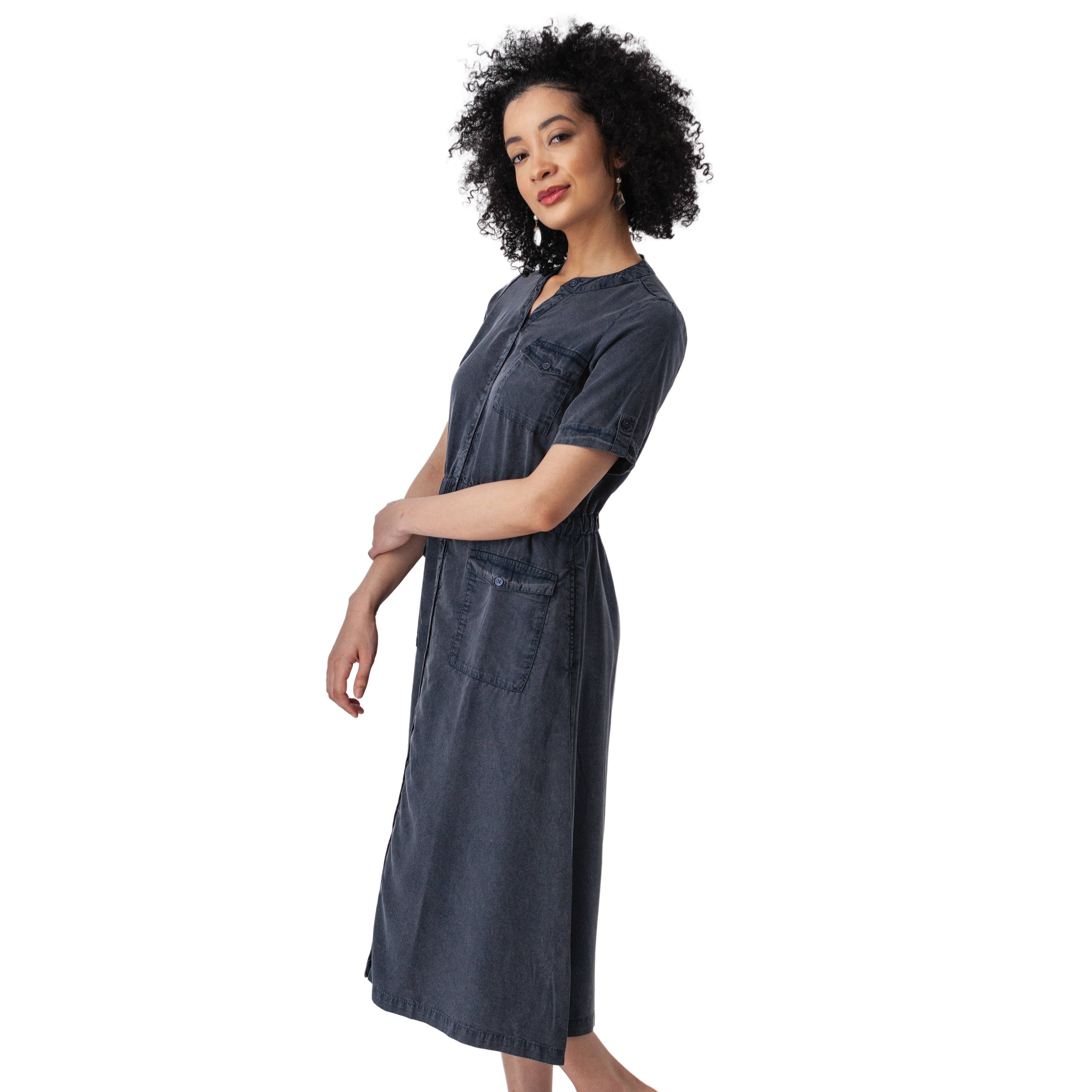 Women's Tulsi Utility Midi Shirtdress | Aventura