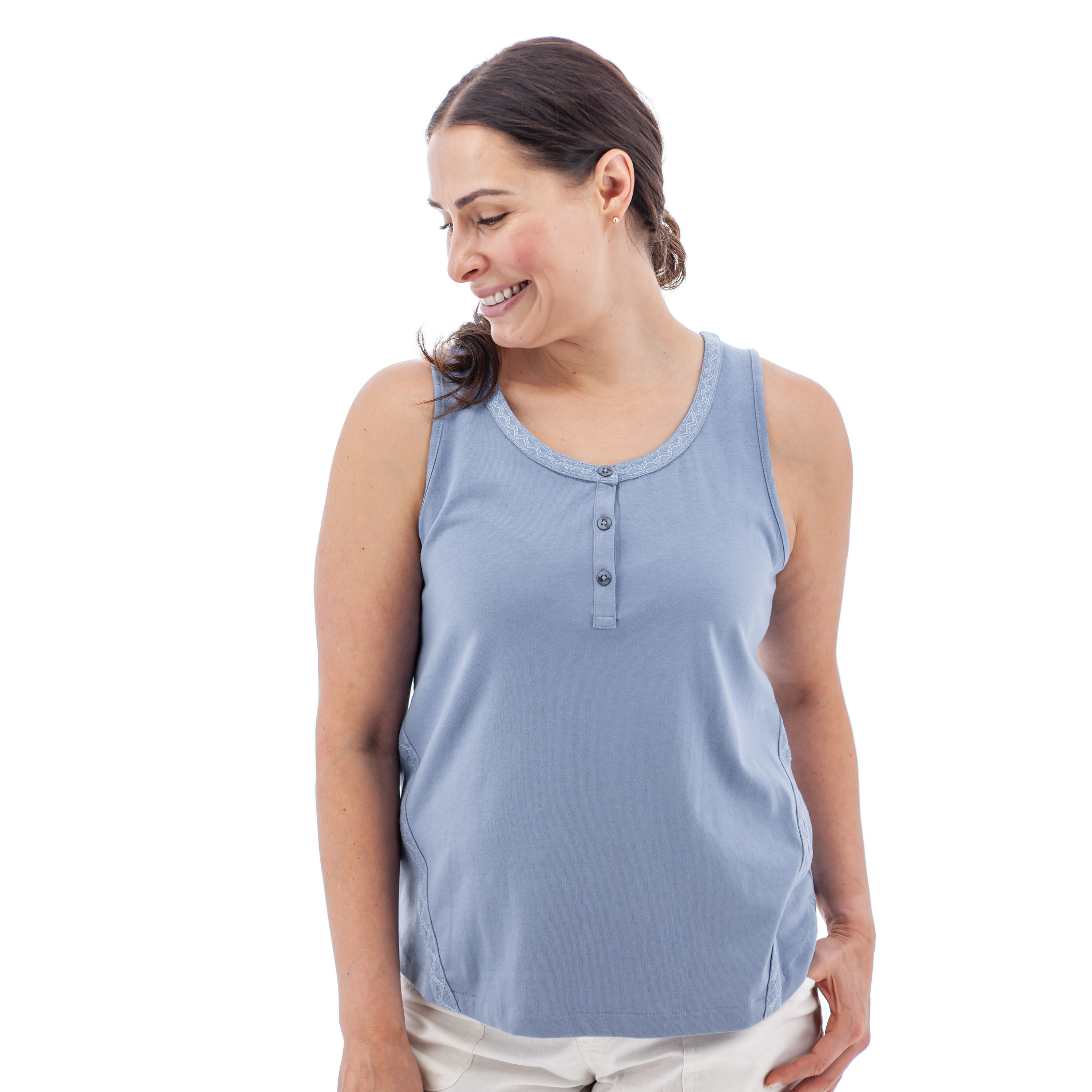 Clemente Henley Tank Top