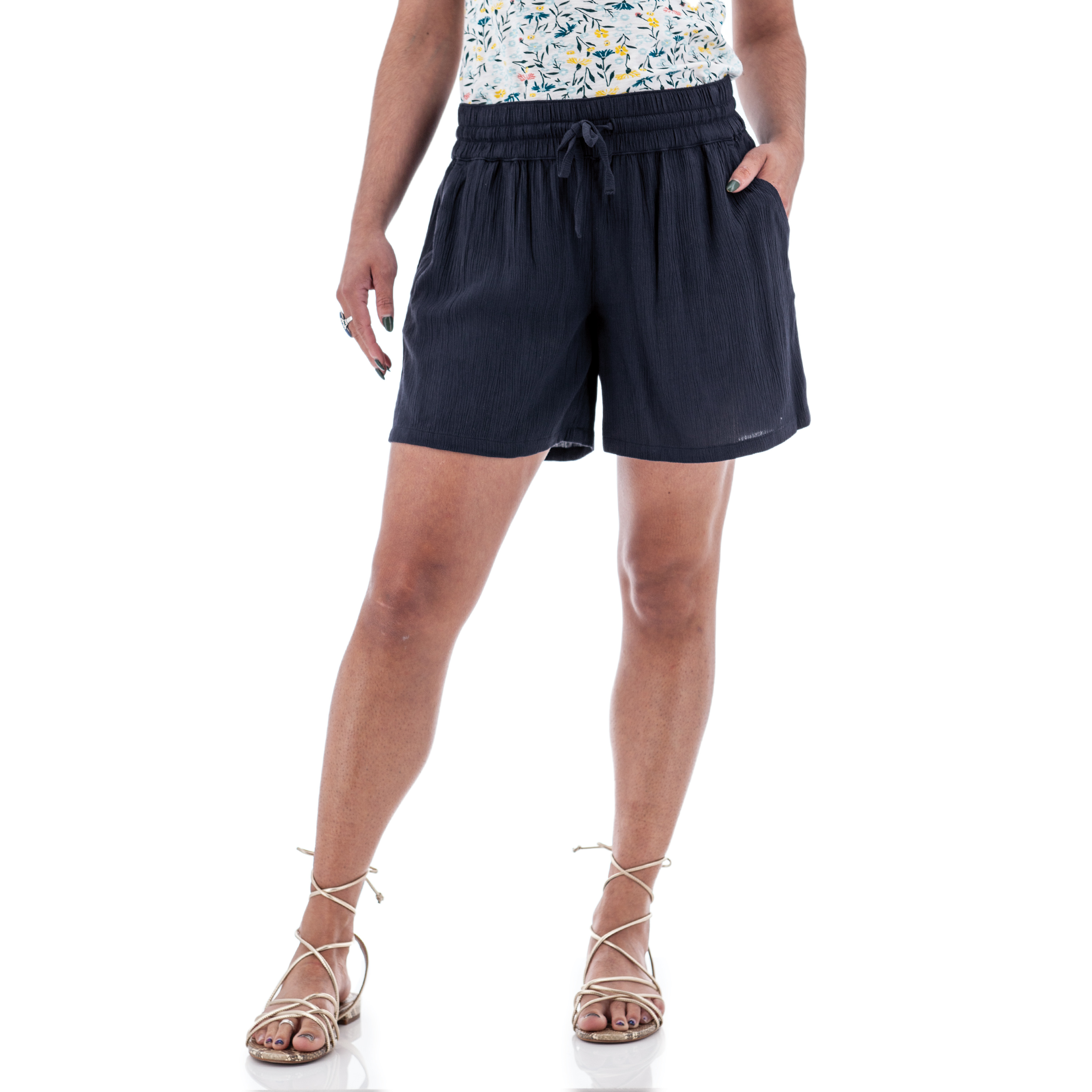 Sorrento Crepe Pull-On Short