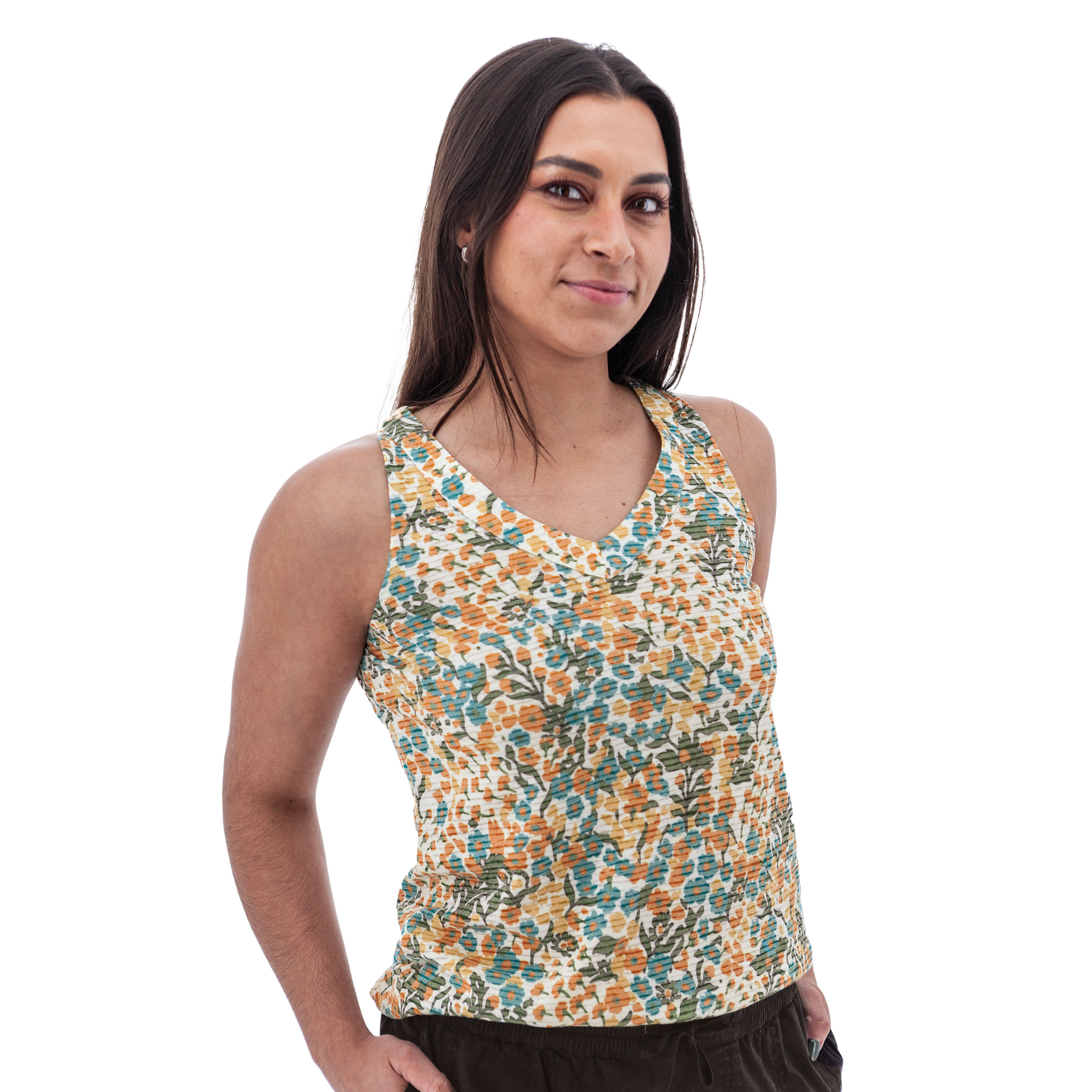 Charlie Burnout Print Tank Top