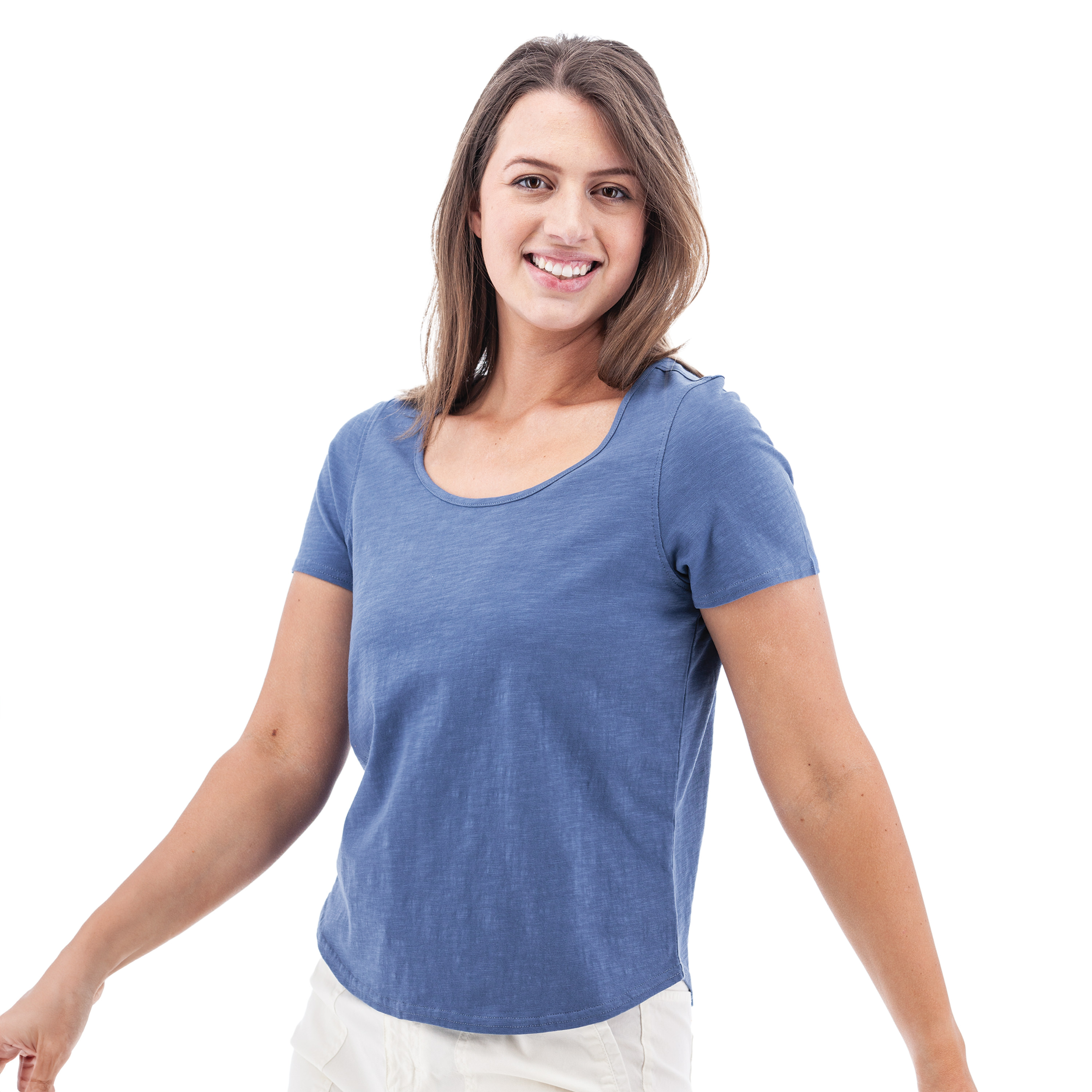 Kenley Organic Scoop Neck Tee