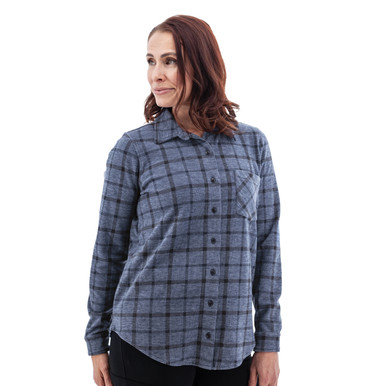 Luscious Plaid Fleece Shirt studio
