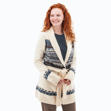 Cabin Fairisle Cardigan studio