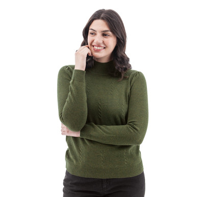 Twilight Mock Neck Sweater studio
