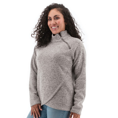 Women's Long Sleeve Harlow Zip Neck Fleece | Aventura