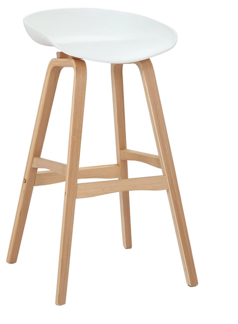 White Equator Bar Stool