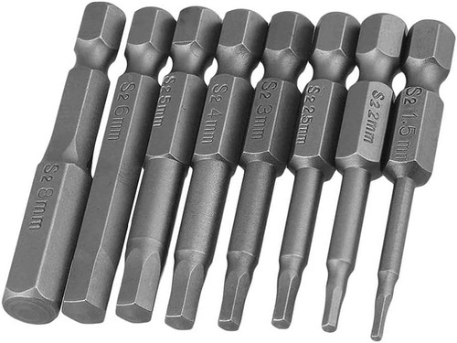 Drive bits #2SQ 50mm pack of 5