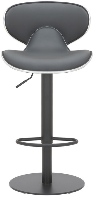 Deluxe Carcaso Matt Black Bar Stool Charcoal