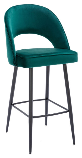 Chelsea Velvet (Kitchen) Stool SageGreen - 66cm