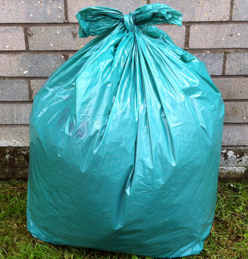 Green Refuse Sack, 18x29x39”, 15kg, 160g