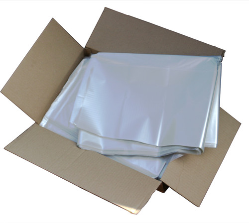 140 Litre High Quality Recycled Clear Bin Liners - 120 Gauge
