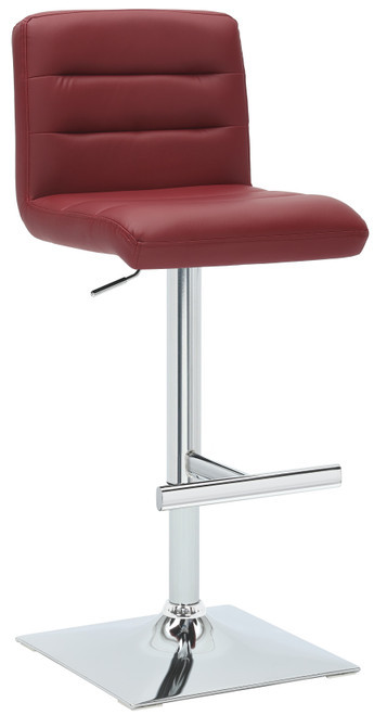 Luscious Bar Stool Berry Red