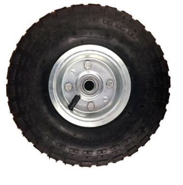 Spare Pneumatic Wheel (Silver Metal Hub) (MSLST202/HT1886/HT1922) (55mm Hub)