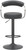 Zenith Bar Stool Black Matte Black