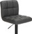 Allegro Matt Black Bar Stool Charcoal