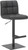 Deluxe Allegro Matt Black Bar Stool Black