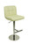 Deluxe Allegro Leather Bar Stool Cream