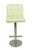 Deluxe Allegro Leather Bar Stool Cream
