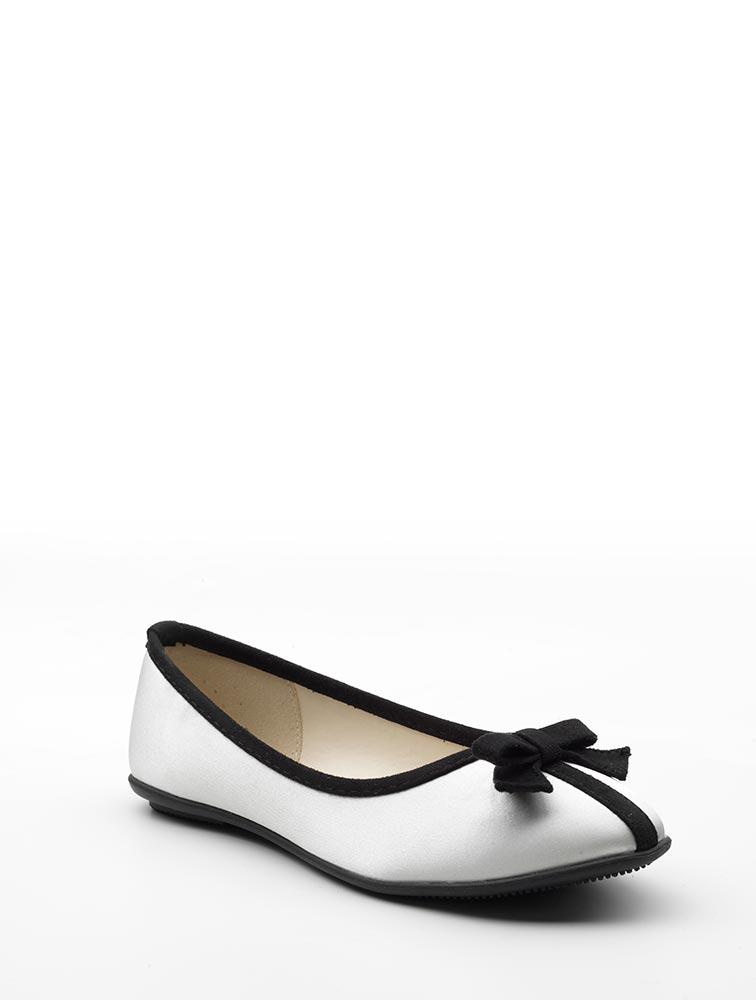 Girls Black & White Shoe - Amaryllis