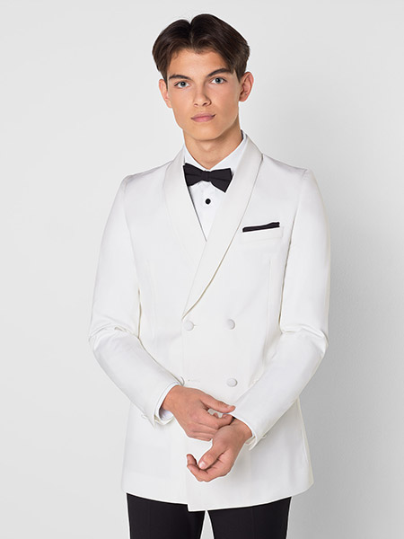 Shop Spectre ivory boys tuxedo at Roco