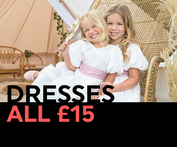 Girls dresses for £15 in the Roco 12 Days of Christmas