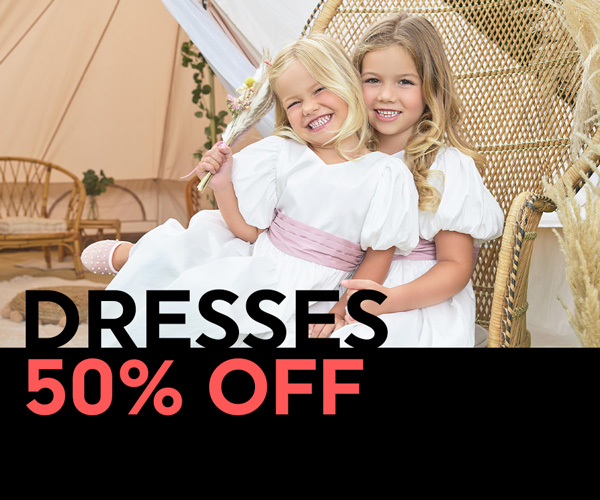 Shop 50% off girls dresses in the Roco Black Friday Sale