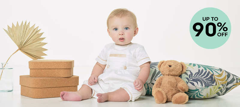 Shop up to 90% off babywear at Roco