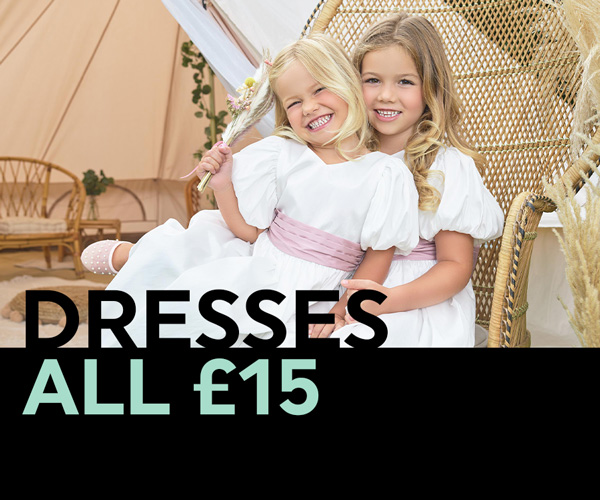 Girls dresses for £15 in the Roco Cyber Week Sale