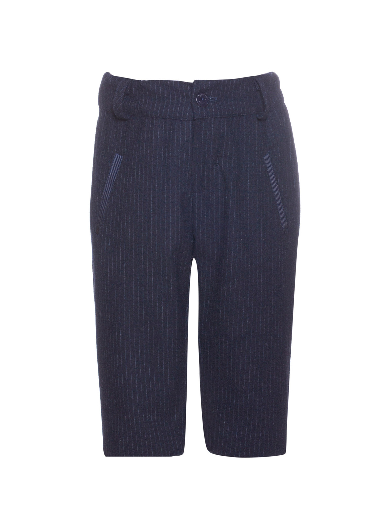 Boys navy waistcoat & trouser suit set Boys navy page boy suit