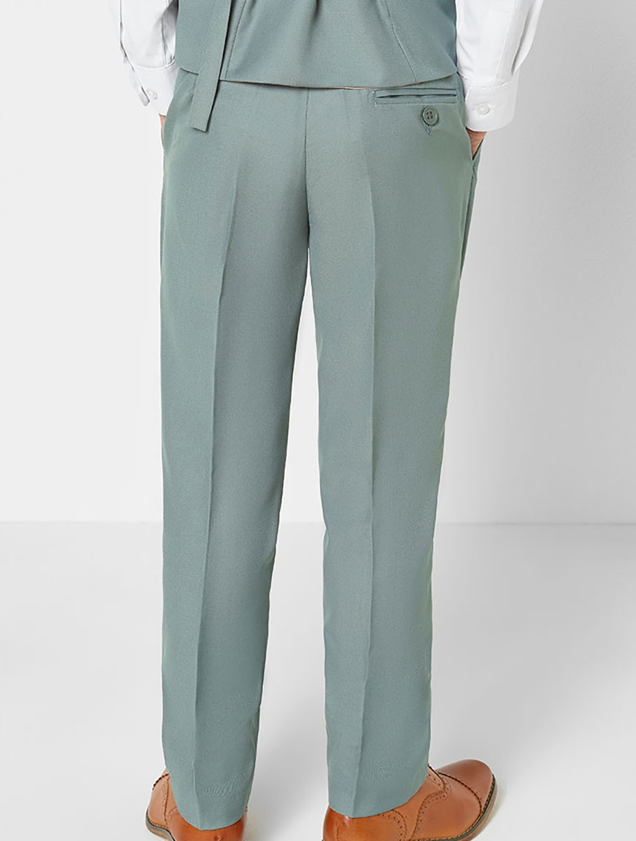 Boys green suit trousers Boys green page boy trousers Flint