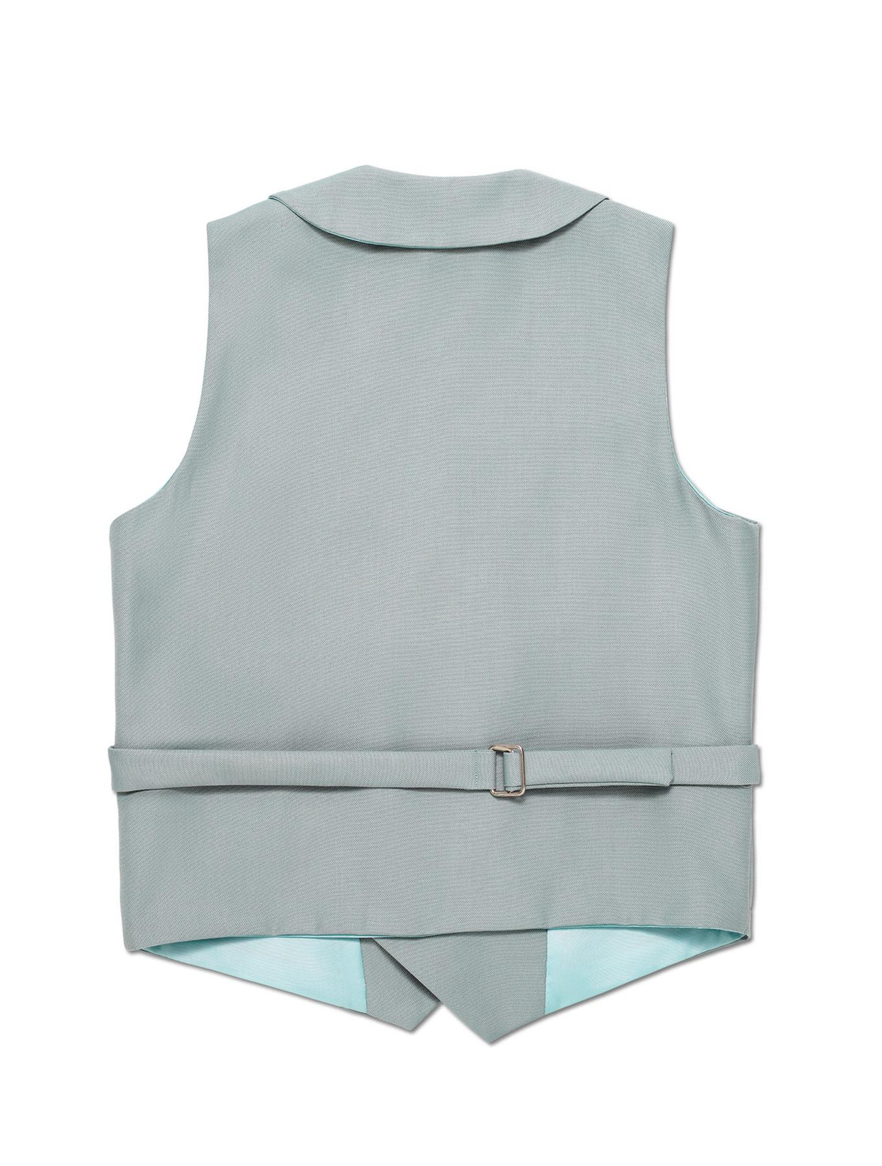 Boys dusty sage suit waistcoat Sage green page boy waistcoat David