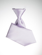 Boys lilac elasticated tie