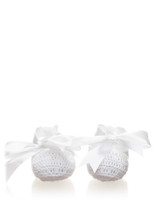 Baby girls christening shoes