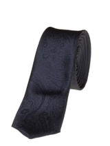 boys navy skinny tie